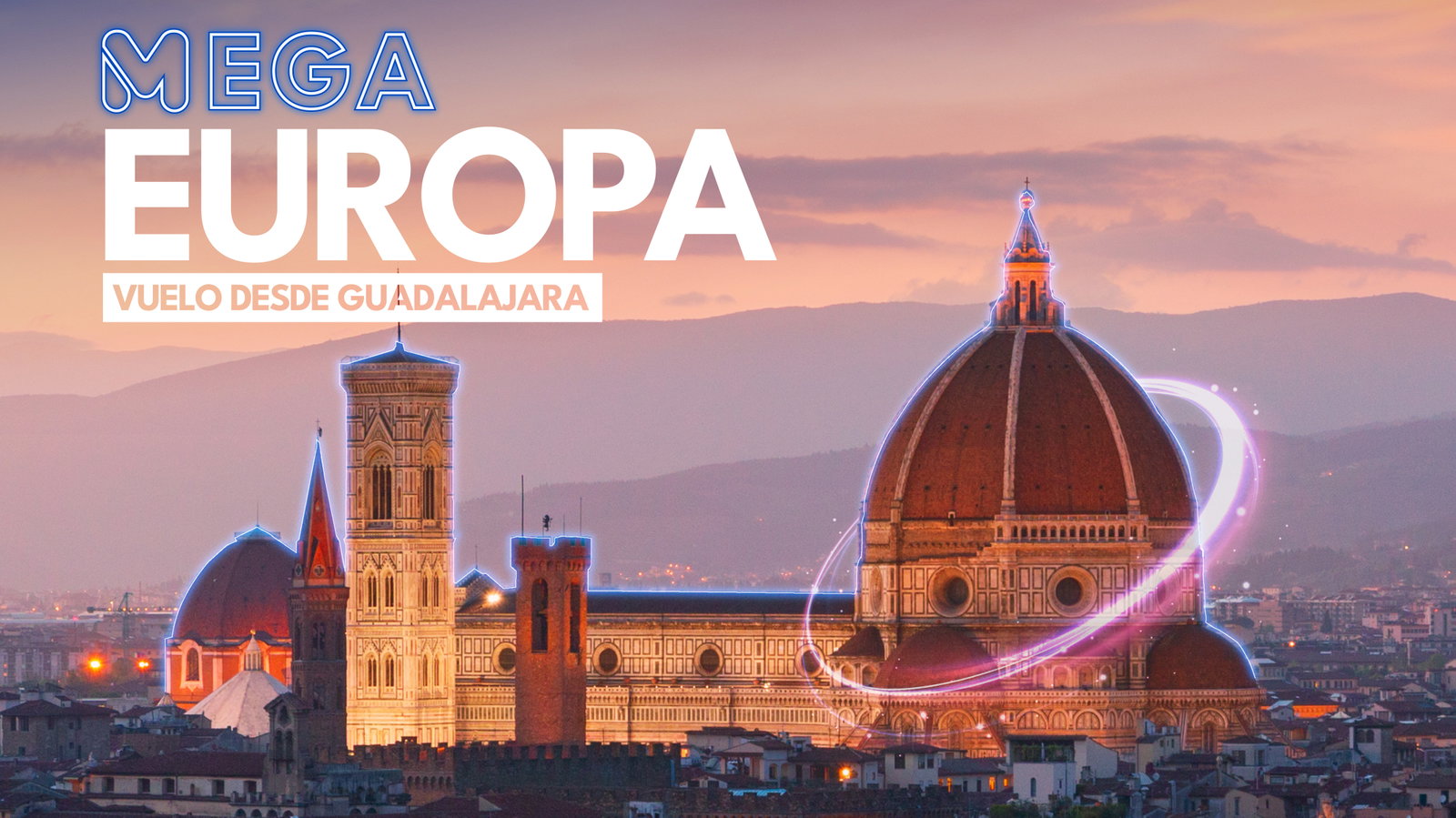 Mega Europa Vuelo desde GDL
