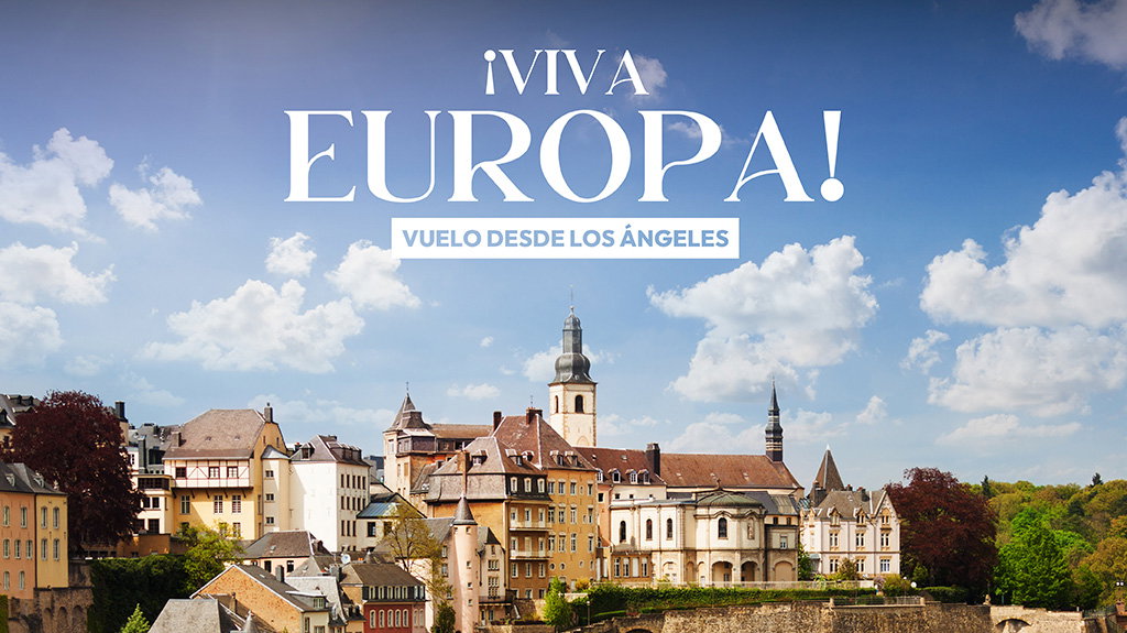 ¡Viva Europa! Vuelo desde Los Ángeles