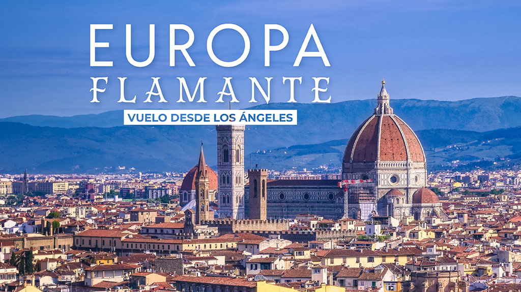 Europa Flamante Vuelo desde Los Ángeles